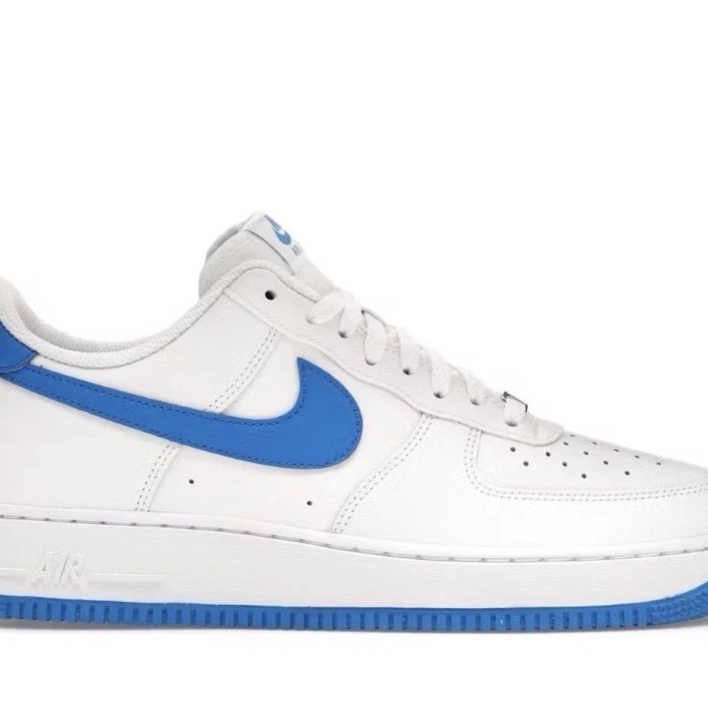 Nike Air Force 1 Low '07 White And Blue Size Women 6 Or 36,5 NWT